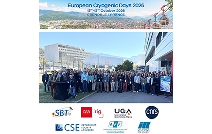 Journées européennes de la cryogénie 2026 - Grenoble